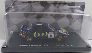 Kolekcinis modeliukas Subaru Impreza Rally #4 McRae, 1995, 1:43 kaina ir informacija | Kolekciniai modeliukai | pigu.lt