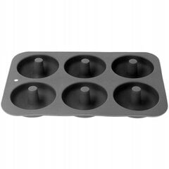 Силиконовая форма для выпечки пончиков серого цвета цена и информация | Формы, посуда для выпечки | pigu.lt