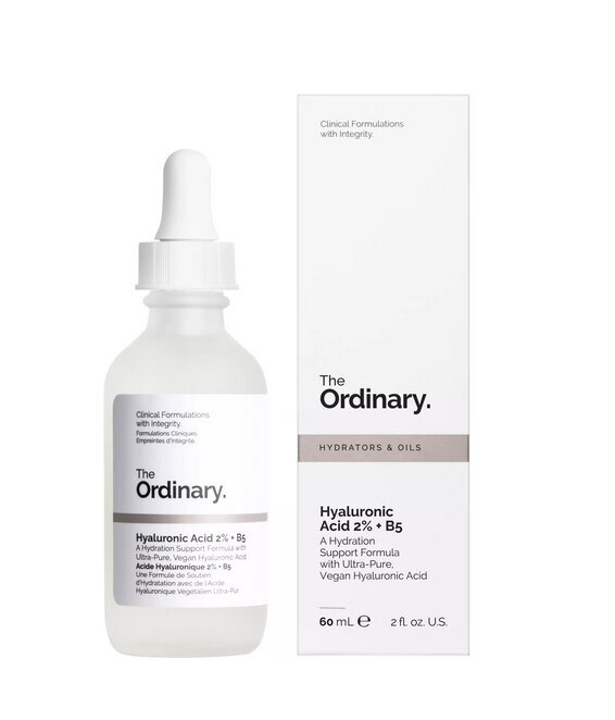 Drėkinamasis veido serumas supersize The Ordinary Hyaluronic Acid 2% + B5, 60 ml kaina ir informacija | Veido aliejai, serumai | pigu.lt