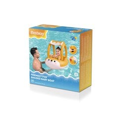 Pripučiamas lapės pontonas vaikams,pripučiamas baldakimas su barškučiu Bestway, 94x66 cm, geltonas kaina ir informacija | Pripučiamos ir paplūdimio prekės | pigu.lt
