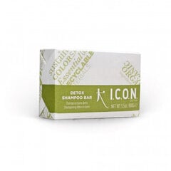 Detoksikuojantis kietasis šampūnas I.C.O.N. Detox Shampoo Bar, 100 g kaina ir informacija | ICON Plaukų priežiūrai | pigu.lt