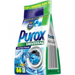 Порошок стиральный Purox Universal, 5.5 кг цена и информация | Средства для стирки | pigu.lt