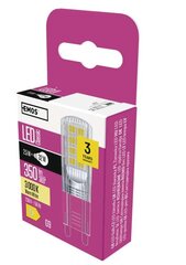 LED lemputė EMOS Classic JC 2.5W G9 350lm WW kaina ir informacija | Elektros lemputės | pigu.lt