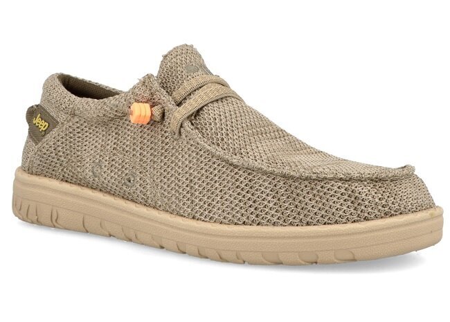 Jeep laisvalaikio batai vyrams Samoa Wallabee knit, žali/smėlio spalvos kaina ir informacija | Kedai vyrams | pigu.lt