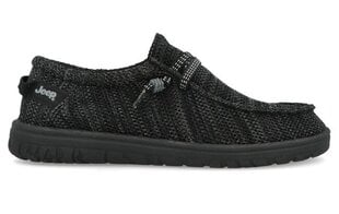 Кроссовки Jeep Samoa Wallabee knit _черные цена и информация | Кроссовки мужские | pigu.lt