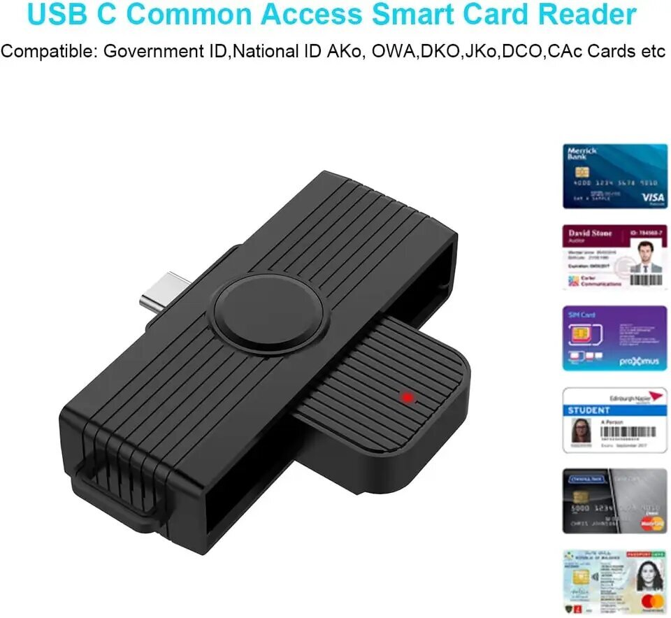 ID kortelių skaitytuvas Rocketek CR318-C цена и информация | Adapteriai, USB šakotuvai | pigu.lt