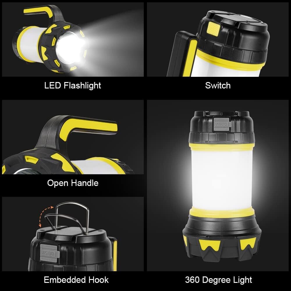 Įkraunama stovyklavimo lempa Flintronic LED kaina ir informacija | Žibintai ir prožektoriai | pigu.lt