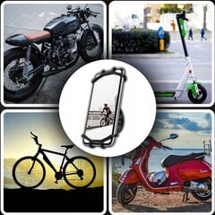 Держатель телефона крепится на руль велосипеда или мотоцикла, универсальный. цена и информация | Сумки, держатели для телефонов | pigu.lt
