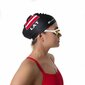 Plaukimo kepuraitė Latswim Suede, juoda kaina ir informacija | Plaukimo kepuraitės | pigu.lt