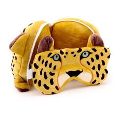 Kelioninė pagalvė su akių kauke, Leopardas kaina ir informacija | Autokėdučių priedai | pigu.lt