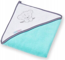 Детское полотенце с капюшоном Babymam, 100x100 cm, Blue цена и информация | Товары для купания | pigu.lt