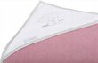 Vaikiškas rankšluostis su gobtuvu Babymam, 100x100 cm, Rožinis kaina ir informacija | Maudynių priemonės | pigu.lt