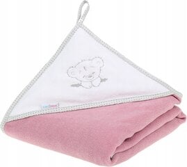 Детское полотенце с капюшоном Babymam, 100x100 cm, Pink цена и информация | Товары для купания | pigu.lt