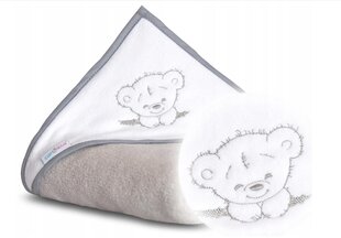 Детское полотенце с капюшоном Babymam, 100x100 cm, Gray цена и информация | Товары для купания | pigu.lt