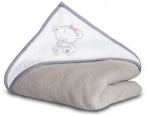 Детское полотенце с капюшоном Babymam, 100x100 cm, Gray цена и информация | Товары для купания | pigu.lt