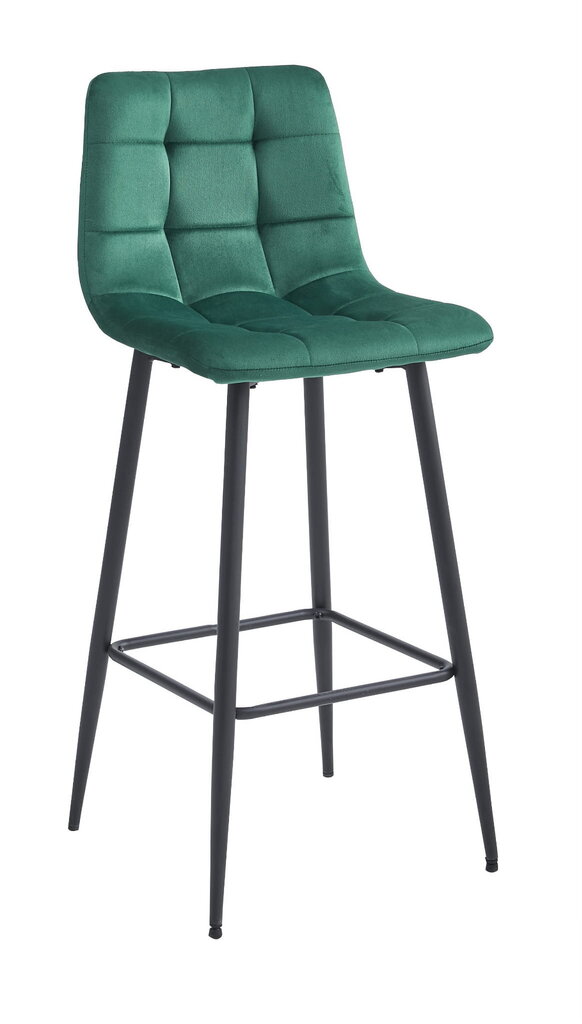 Kėdė Leobert Arceto, žalia/juoda kaina ir informacija | Virtuvės ir valgomojo kėdės | pigu.lt