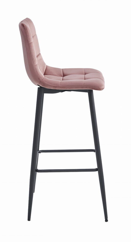 3-ių kėdžių komplektas Leobert Arceto, rožinis/juodas kaina ir informacija | Virtuvės ir valgomojo kėdės | pigu.lt