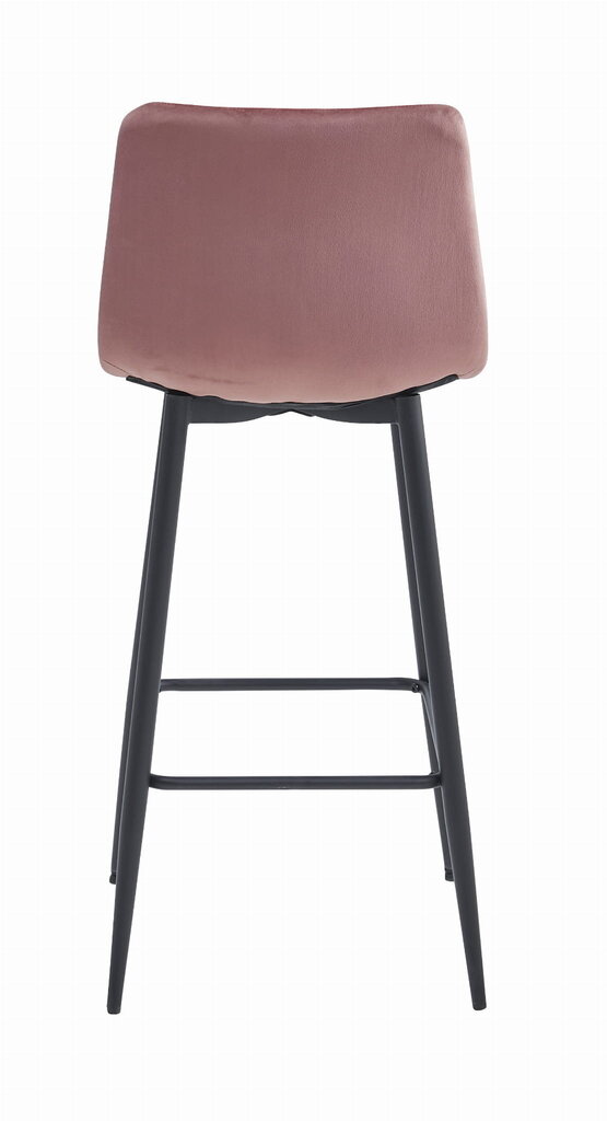 4-ių kėdžių komplektas Leobert Arceto, rožinis/juodas kaina ir informacija | Virtuvės ir valgomojo kėdės | pigu.lt