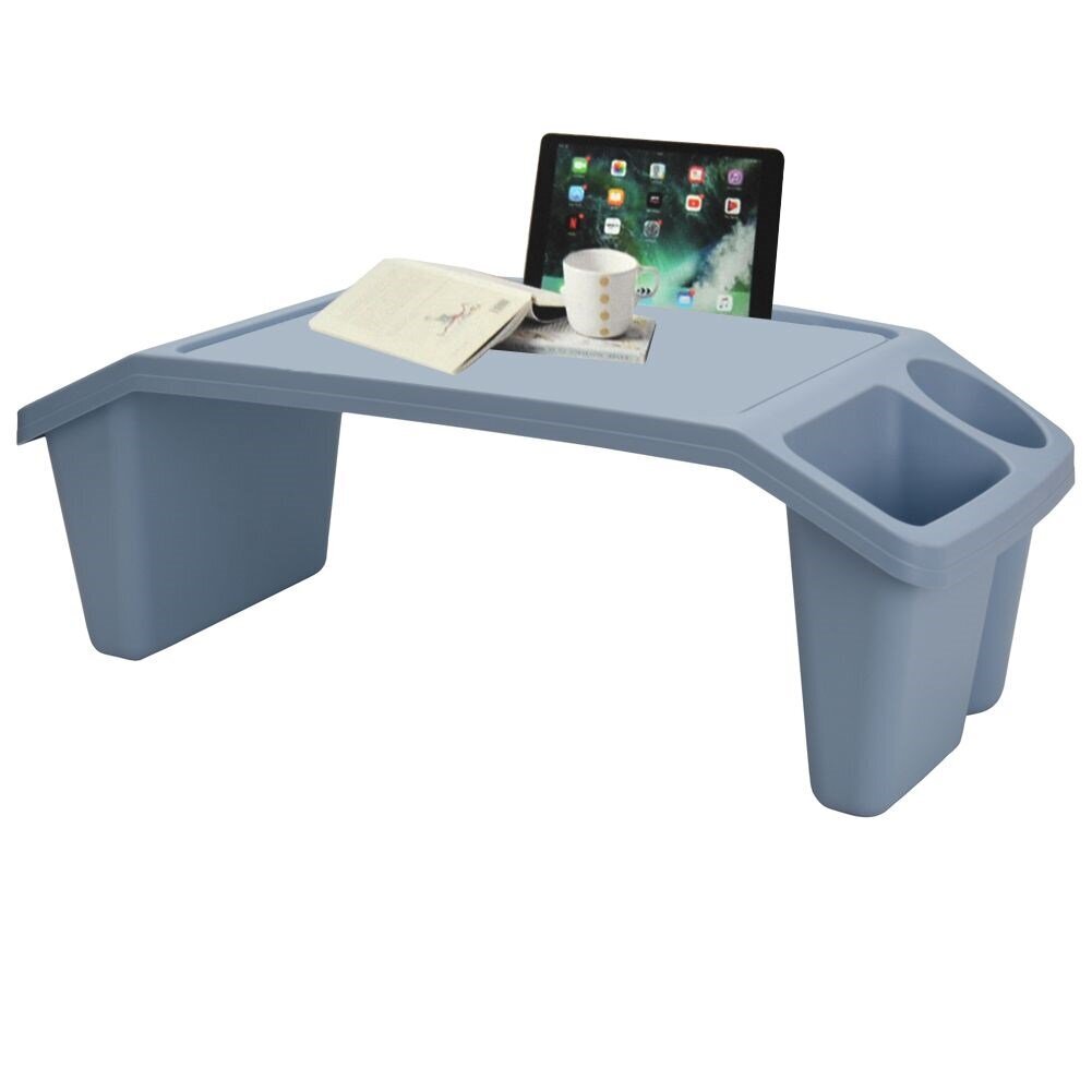Nešiojamas staliukas, mėlynas kaina ir informacija | Kompiuteriniai, rašomieji stalai | pigu.lt