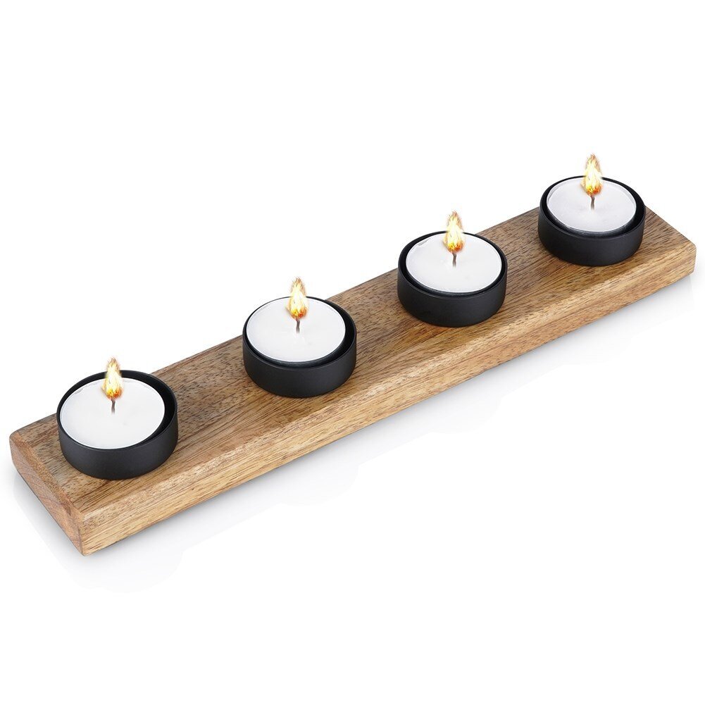 Žvakidė, 4 vnt kaina ir informacija | Žvakės, Žvakidės | pigu.lt