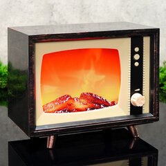 Светодиодный электрокамин - ретро телевизор, 22x13x18 см цена и информация | Камины | pigu.lt