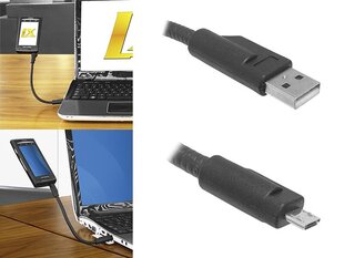 Кабель PS USB-8PIN 1м розовый цена и информация | Кабели для телефонов | pigu.lt