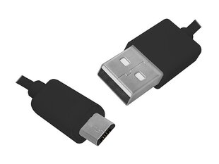 Кабель PS USB-micro USB 1м, черный, HQ. цена и информация | Кабели для телефонов | pigu.lt