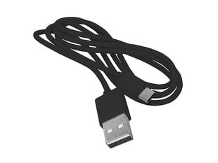 Кабель PS USB-micro USB 1м, черный, HQ. цена и информация | Кабели для телефонов | pigu.lt