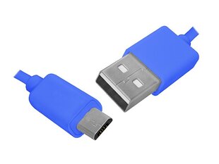 PS USB - кабель microUSB, 1 м, синий. цена и информация | Кабели для телефонов | pigu.lt