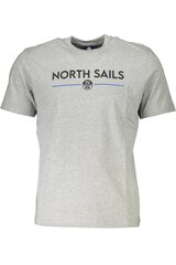 Футболка мужская North Sails, серая цена и информация | Мужские футболки | pigu.lt