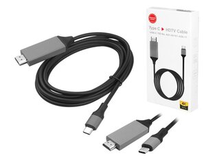 Кабель MHL HDMI|USB Type-C, 2 м. цена и информация | Адаптеры, USB-разветвители | pigu.lt