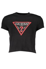 рубашка guess w3bi54j1314 W3BI54J1314_NEJBLK_XL цена и информация | Женские футболки | pigu.lt