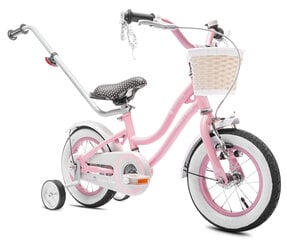 Велосипед для девочки 12 дюймов Сердце велосипеда - розовый Sun Baby цена и информация | Велосипеды | pigu.lt