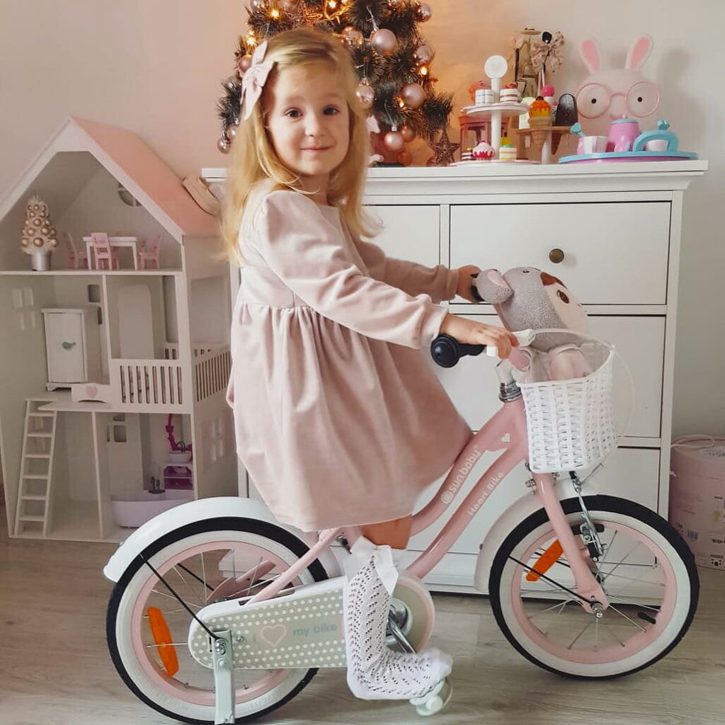Vaikiškas dviratis Heart Bike, 12", mėlynas цена и информация | Dviračiai | pigu.lt