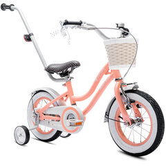 Vaikiškas dviratis Heart Bike 12", oranžinis kaina ir informacija | Dviračiai | pigu.lt