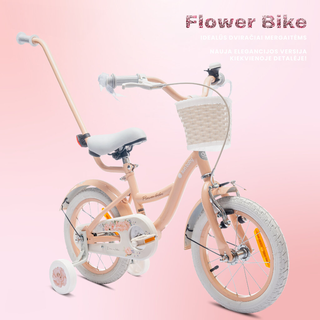 Vaikiškas dviratis Sun Baby 20", oranžinis kaina ir informacija | Balansiniai dviratukai | pigu.lt