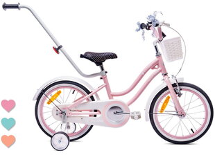 Vaikiškas dviratis Heart Bike 16", rožinis kaina ir informacija | Dviračiai | pigu.lt