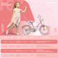 Vaikiškas dviratis Sun Baby 16", rožinis kaina ir informacija | Balansiniai dviratukai | pigu.lt