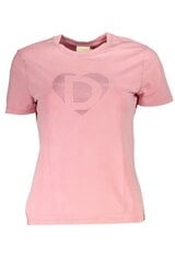 Desigual marškinėliai moterims 24SWTKAK, rožiniai kaina ir informacija | Marškinėliai moterims | pigu.lt