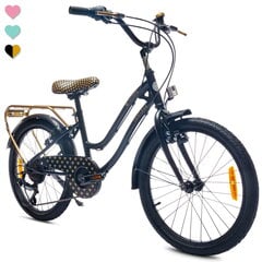 Vaikiškas dviratis Heart Bike 20", juodas kaina ir informacija | Dviračiai | pigu.lt