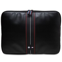 BMW Sleeve BMCS16COMSCAKR 16" czarny|black Carbon Red Stripes BMCS16COMSCAKR цена и информация | Женская сумка Bugatti | pigu.lt