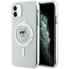 Karl Lagerfeld KLHMN61HFCCNOT iPhone 11 przezroczysty|transparent hardcase IML Choupette MagSafe цена и информация | Чехлы для телефонов | pigu.lt