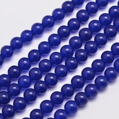 Žadeito (Jade) karoliukai Beads, 1 gija, 38 cm kaina ir informacija | Papuošalų gamybai, vėrimui | pigu.lt