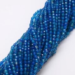 Šlifuoti Agato karoliukai Beads, 4 mm kaina ir informacija | Papuošalų gamybai, vėrimui | pigu.lt