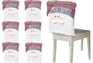 Kalėdinis kėdės užvalkalas, 6 vnt. цена и информация | Рождественские украшения | pigu.lt