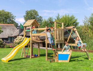 Žaidimo aikštelė Jungle Gym Voyager 1-Swing kaina ir informacija | Vaikų žaidimų nameliai | pigu.lt