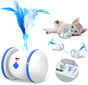 Interaktyvus žaislas Livman PT2025, baltas/mėlynas kaina ir informacija | Žaislai katėms | pigu.lt