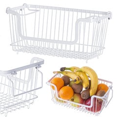Корзина для фруктов L55, белая цена и информация | Кухонная утварь | pigu.lt
