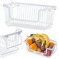 Krepšelis vaisiams, baltas цена и информация | Virtuvės įrankiai | pigu.lt