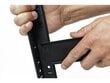 Dažytas metalinis sandėlio stelažas juodas 180x60x40 175kg/5l TM Smart Regaly цена и информация | Sandėliavimo lentynos | pigu.lt